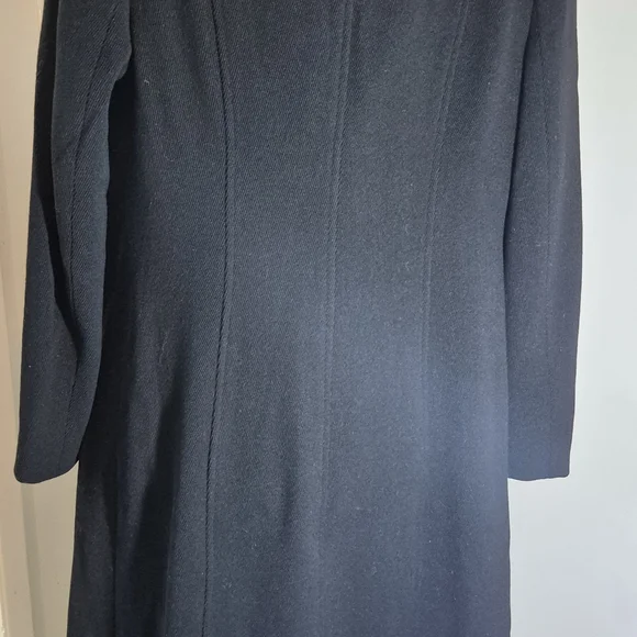 Armani Exchange Elegant Black Trench Coat